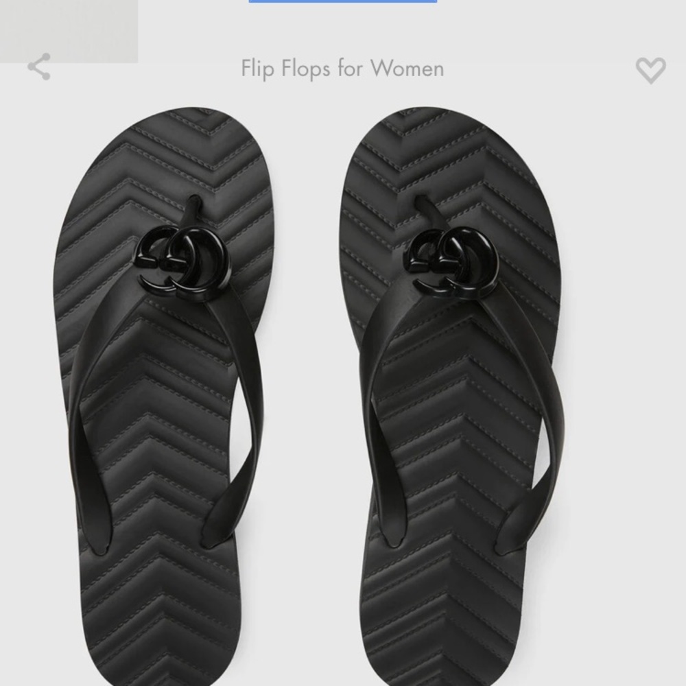 Gucci chevon sandals authentic